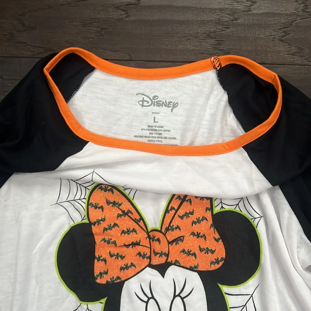 BUNDLE DISNEY, Girls 2- Minnie Mouse long sleeve tee shirts, , Large, NWT